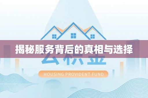 西城揭秘服务背后的真相与选择