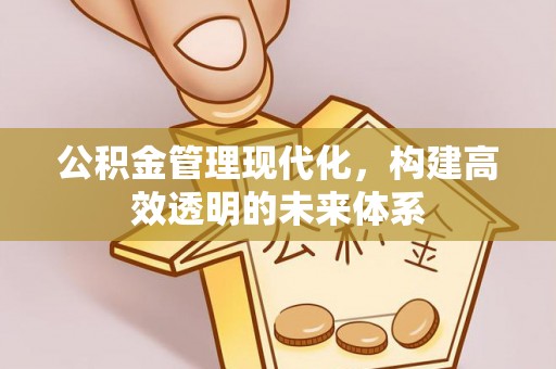 西城公积金管理现代化，构建高效透明的未来体系