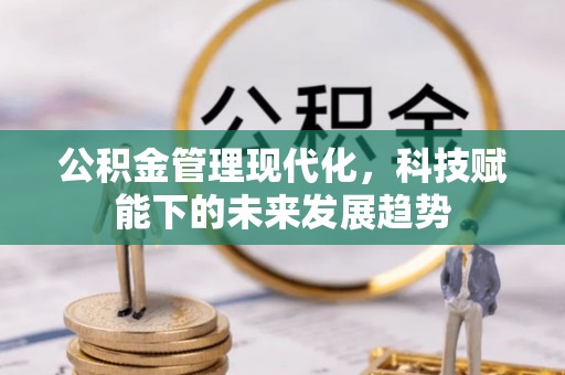 西城公积金管理现代化，科技赋能下的未来发展趋势